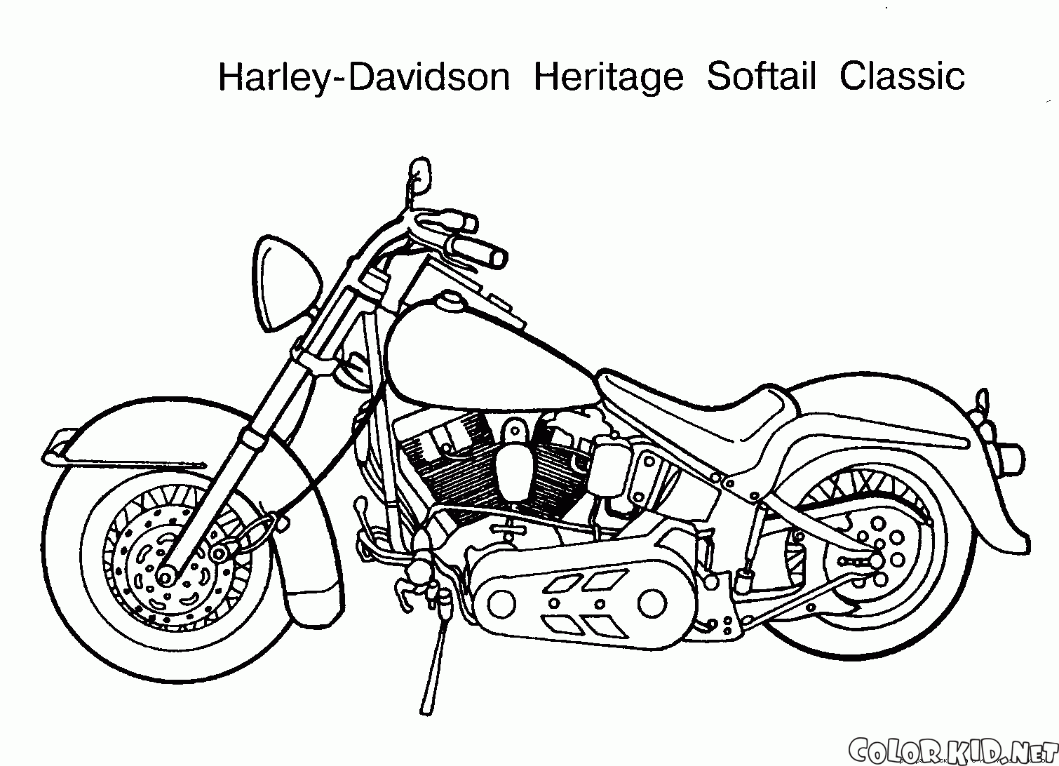 Dibujo para colorear - La moto no es fácil elegir