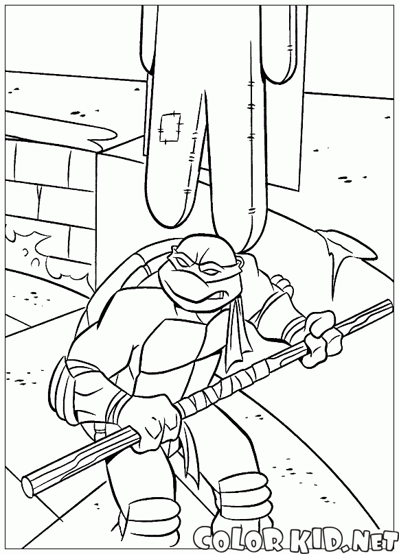 Dibujo para colorear - Las tortugas ninja