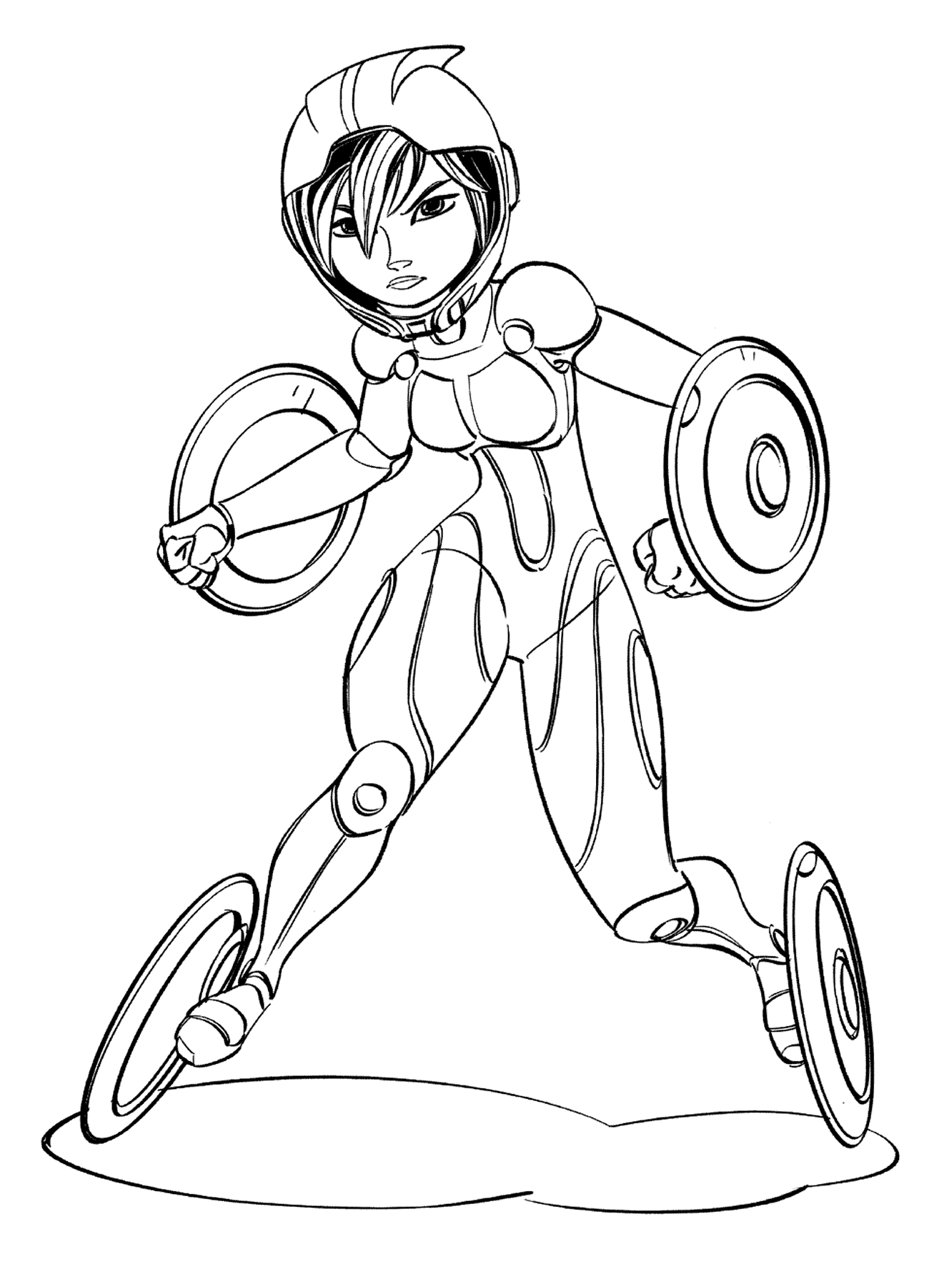 Dibujo para colorear - GoGo Tomago