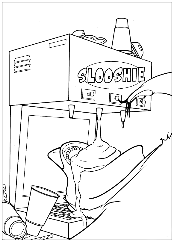 Dibujo para colorear - Peso Verde
