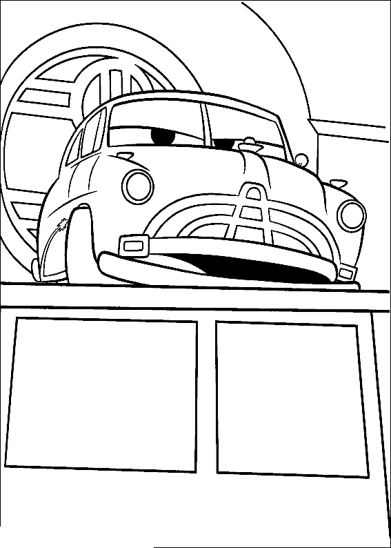Dibujo para colorear - Juez Doc Hudson