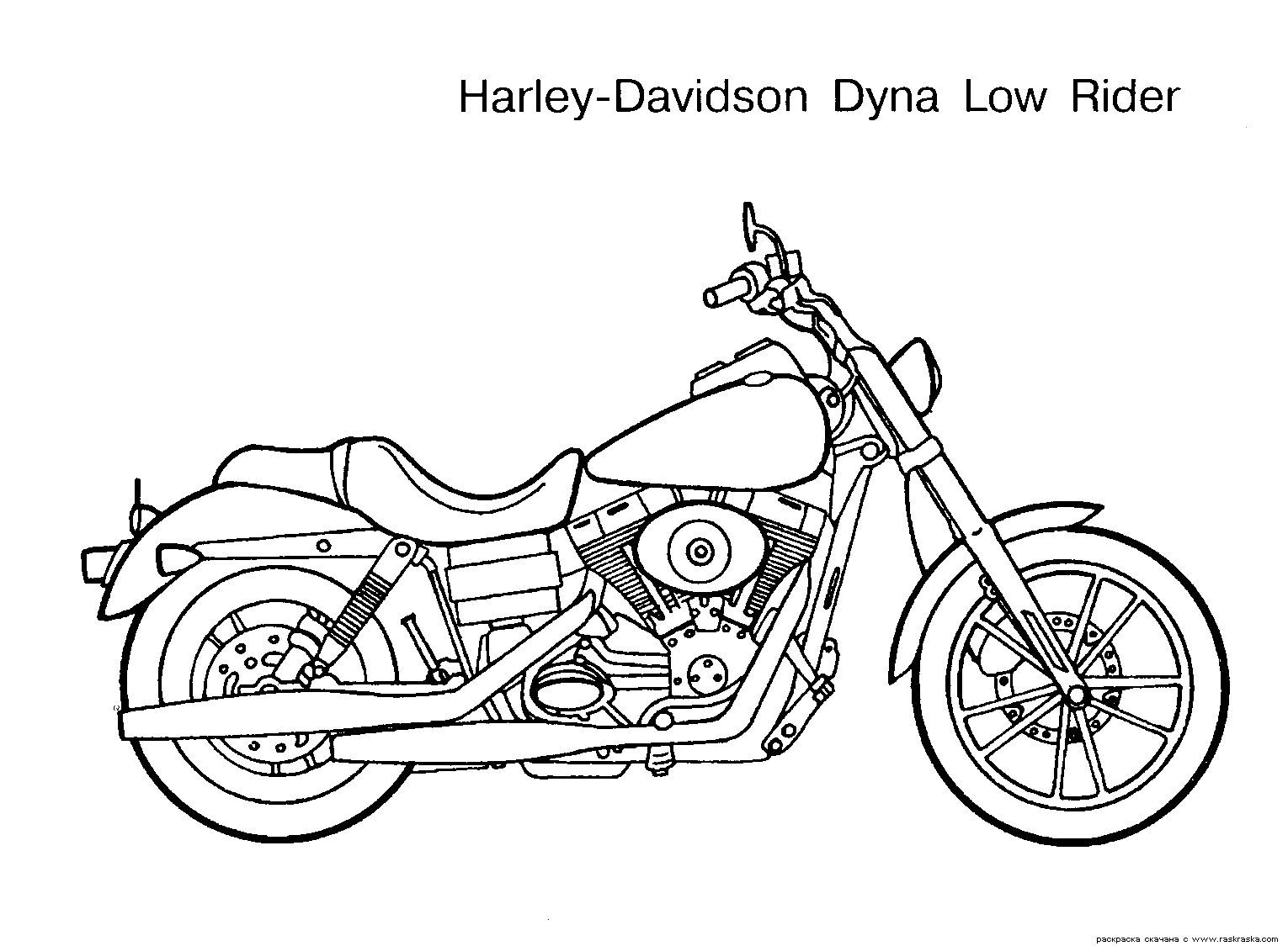 Dibujo para colorear - La moto no es fácil elegir