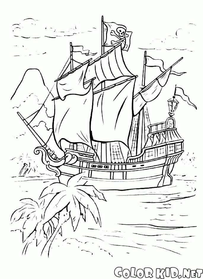 Barco pirata de James Hook