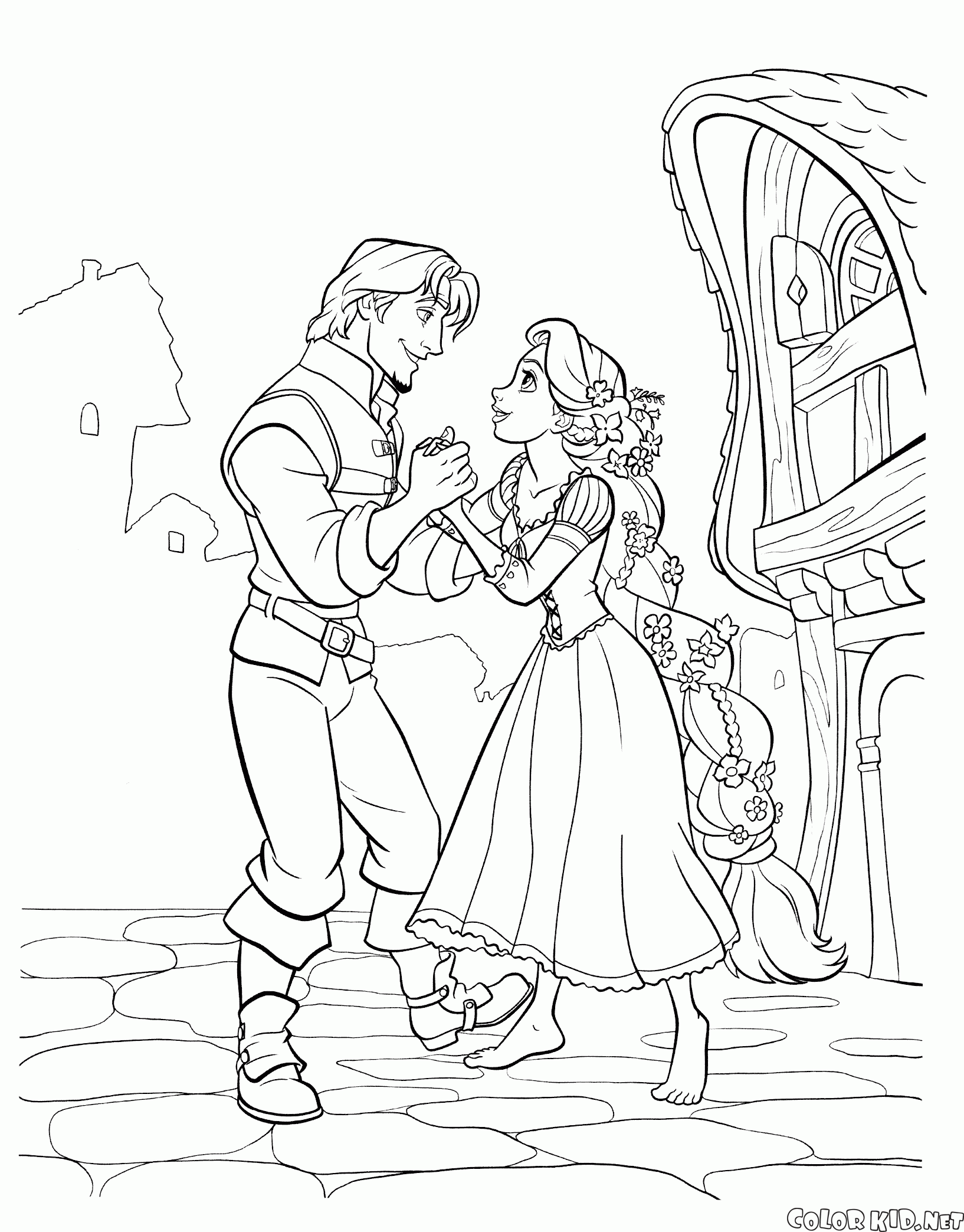Reunión Flynn y Rapunzel
