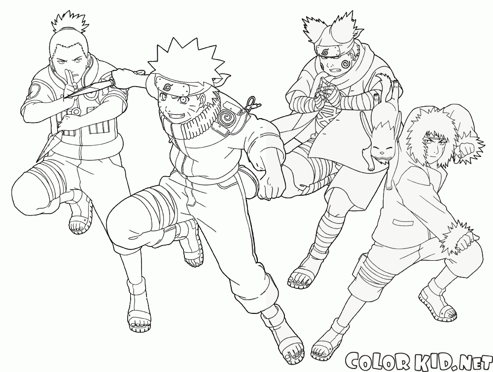 Héroes de Naruto del anime