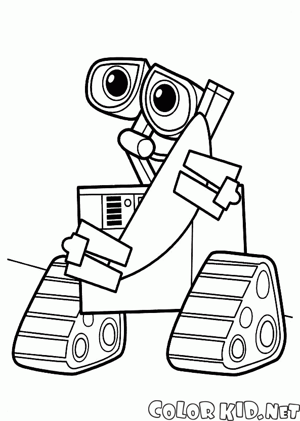 WALL-E y la antena