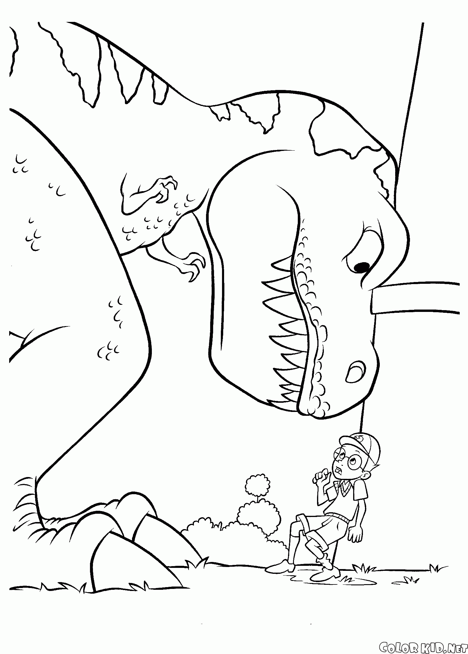 Dinosaurio y Lewis