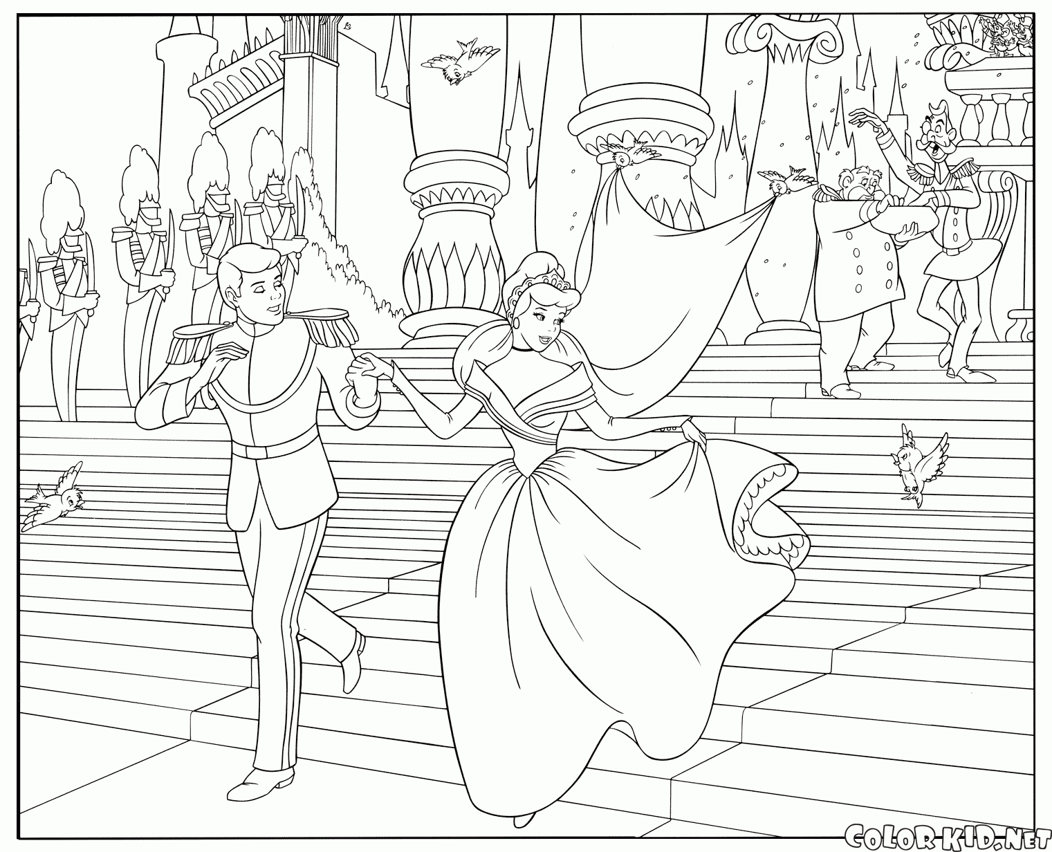 La boda de Cenicienta y el Príncipe