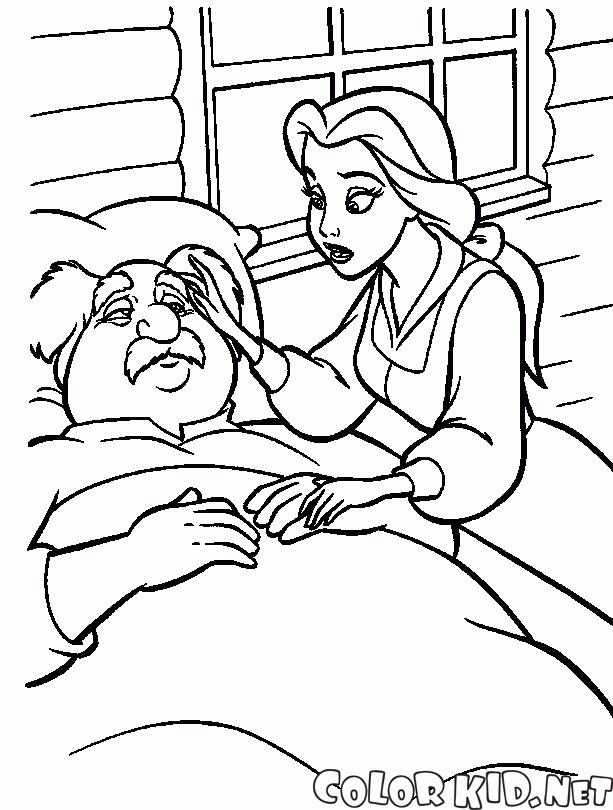 Enfermedad del padre de Belle