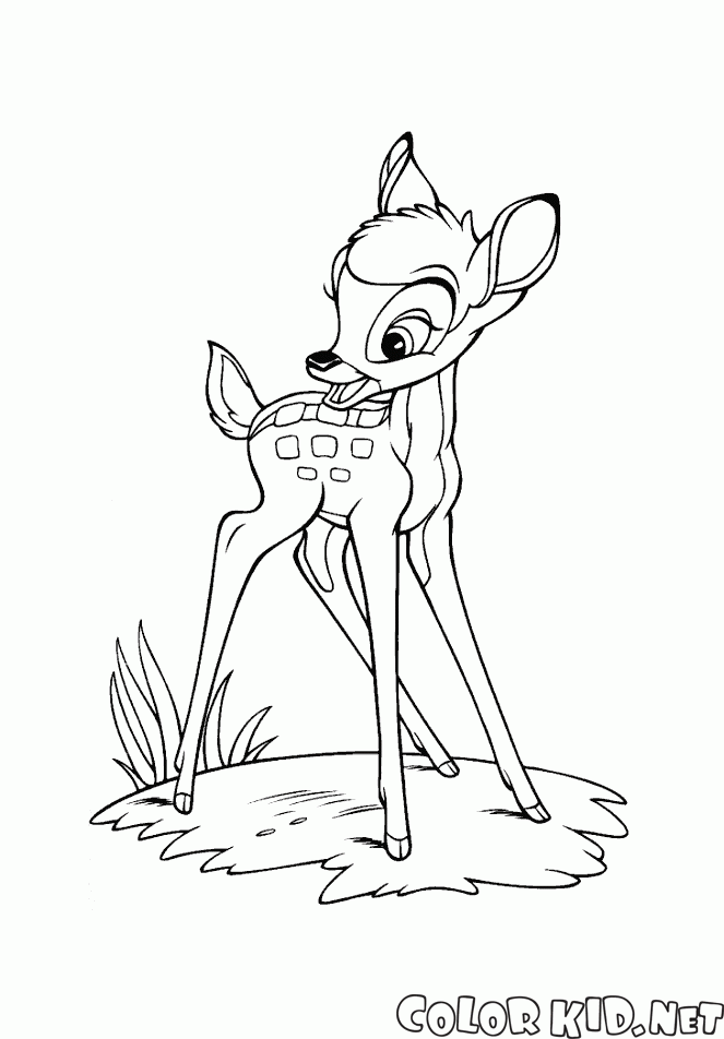 Bambi en el prado