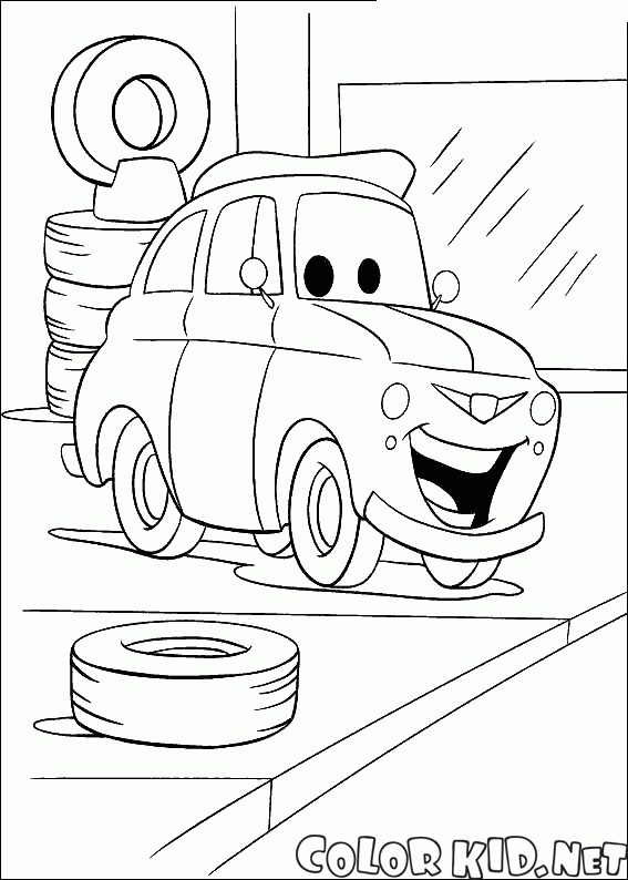Dueño de la tienda de neumáticos Luigi