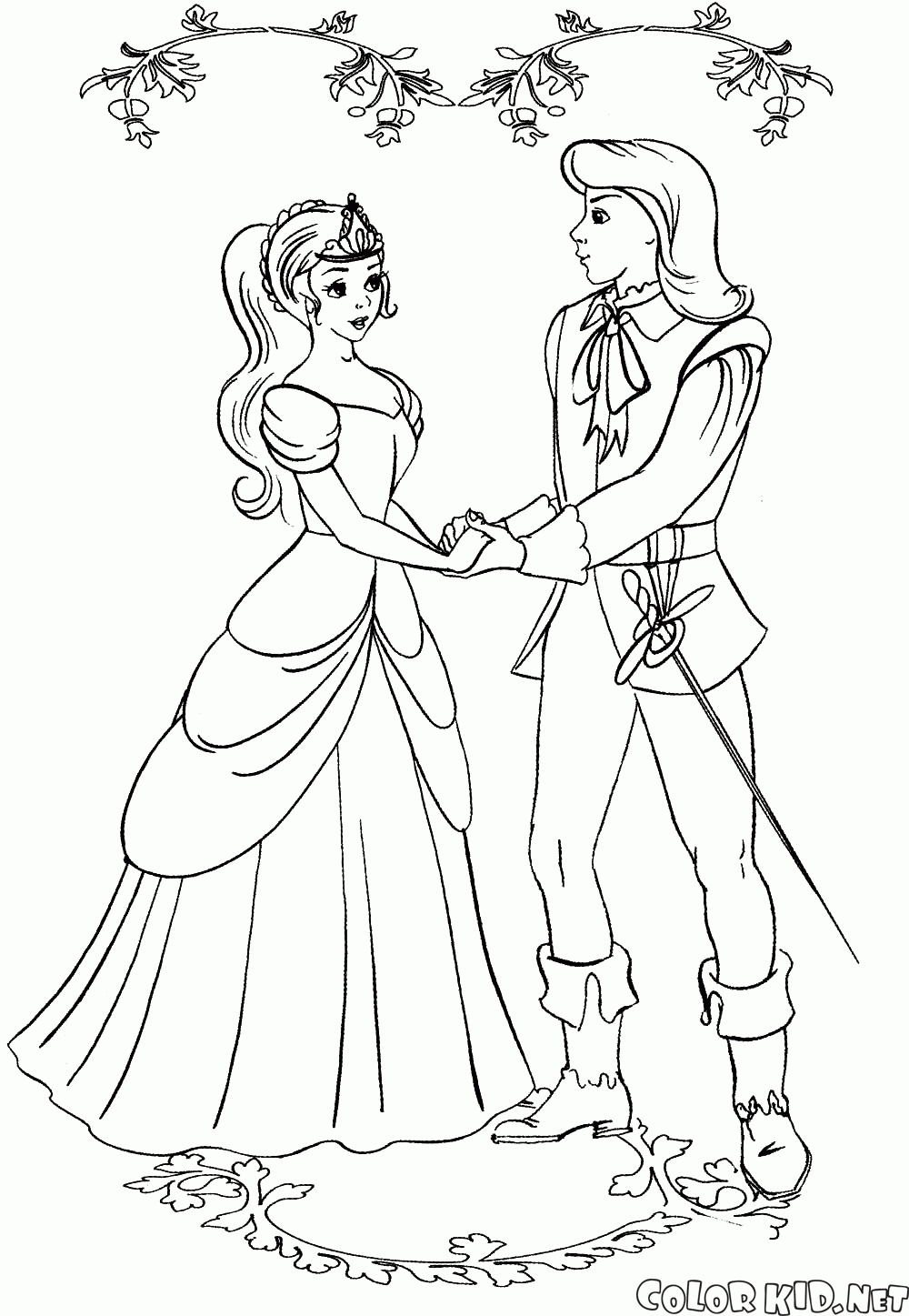 El príncipe conoció a la princesa