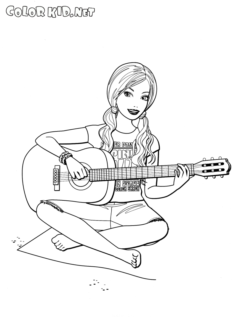 Barbie con la guitarra