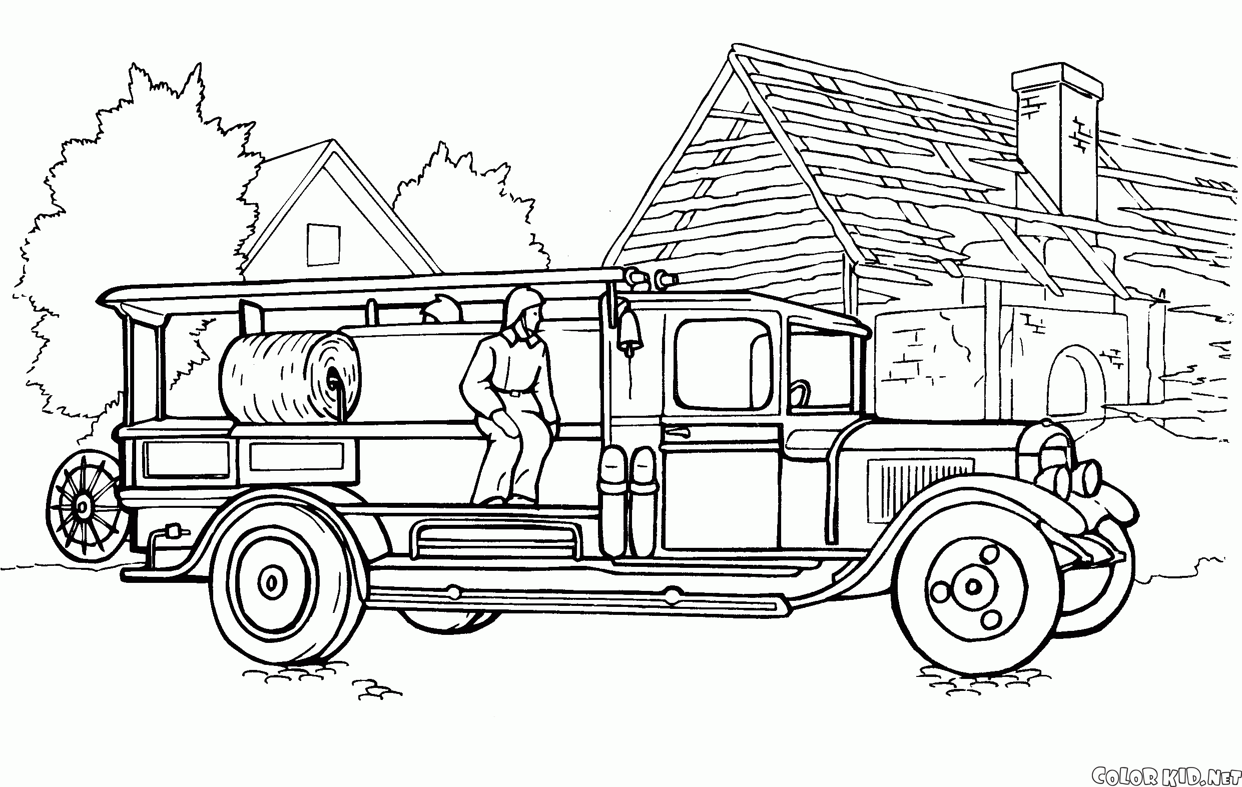 Camión de bomberos 19, pero del siglo