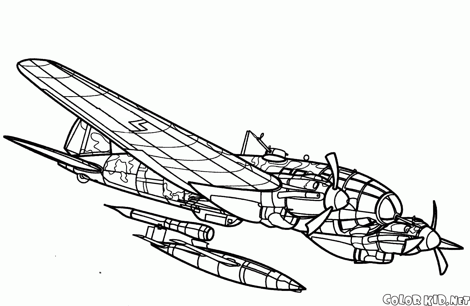 Heinkel HE-111H-22 bombardero