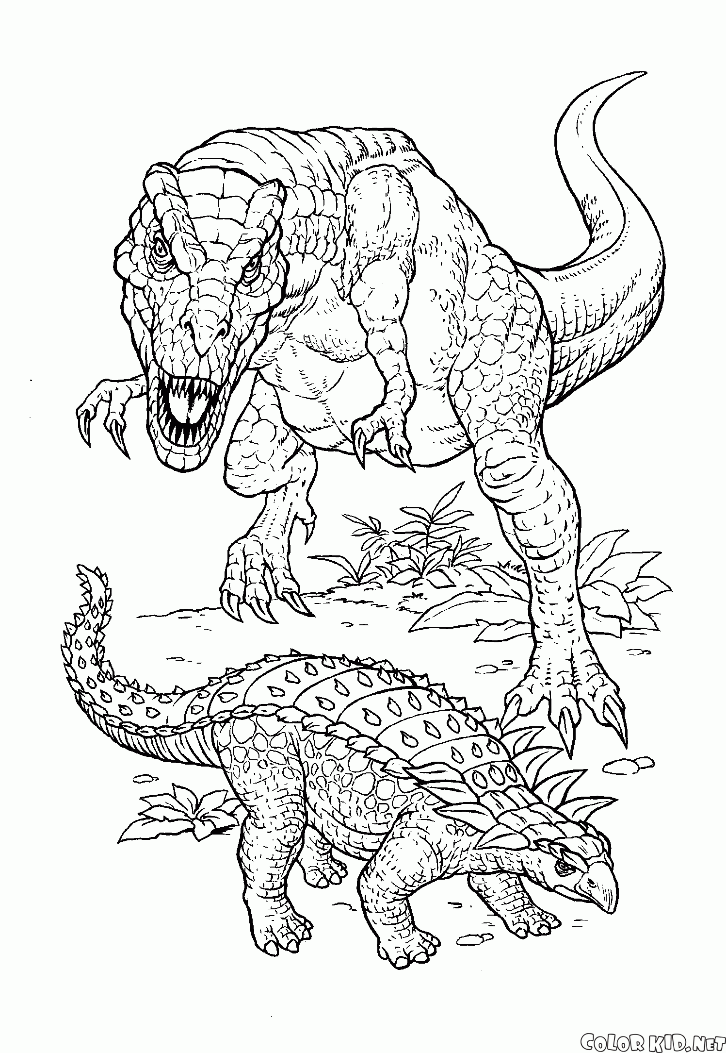 Caza Tyrannosaurus