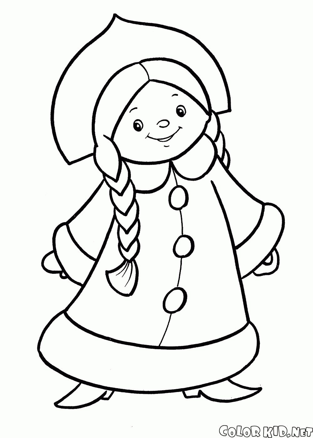Navidad traje de doncella de nieve