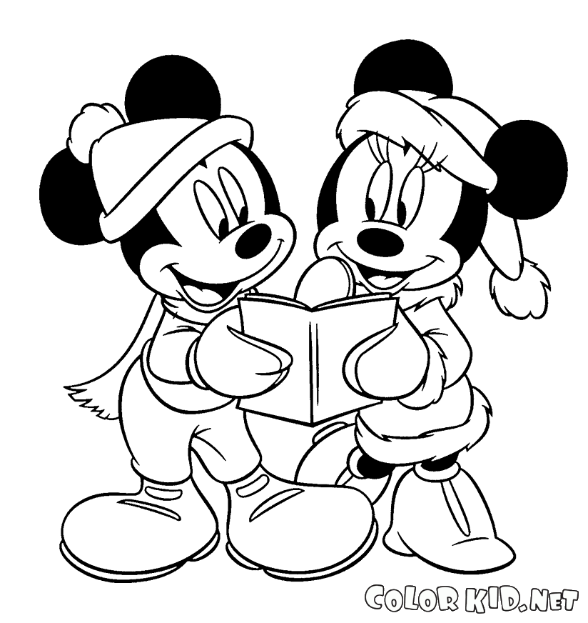 Mini y Mickey Mouse