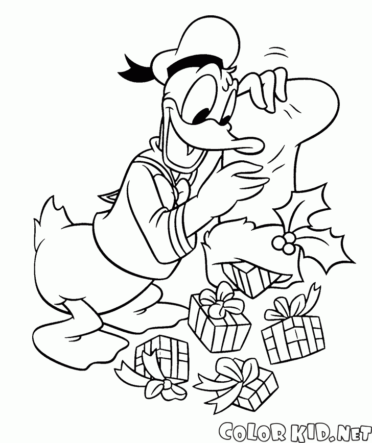 Donald y regalos