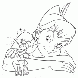 Campanilla y Peter Pan