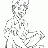 Peter Pan riendo