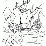 Barco pirata de James Hook