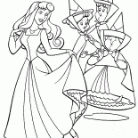 Princesa Aurora y Hadas