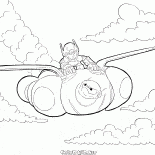 Baymax moscas