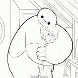 Amigos Baymax y Hiro