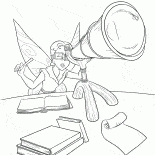 Scribble y su telescopio