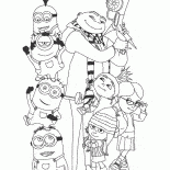 Gru, esbirros y niñas