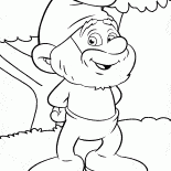 El mayor de los Pitufos