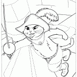 El gato con botas en el trabajo