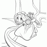 Rapunzel es atado