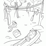 Herramientas descansan