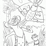 Buck y una mariposa