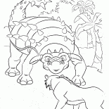 Dinosaurio y Diego