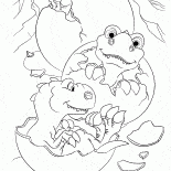 Bebés de dinosaurio escotilla