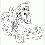 Mole y el coche