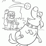 Doug le gusta la pelota