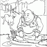 Shrek en los pantanos