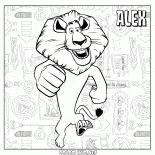 Alex le encanta bailar