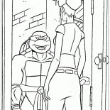 Teenage Mutant Ninja Turtles en la casa de huéspedes