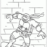 Rafael en un monopatín