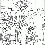 Miguel Ángel y moto