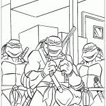 Teenage Mutant Ninja Turtles en una misión