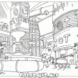 Ciudad dentro de la red de alcantarillado