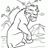 Dientes de sable tigre Diego