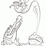 Scrat entre los reptiles