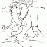 Crash y Eddie en el mamut